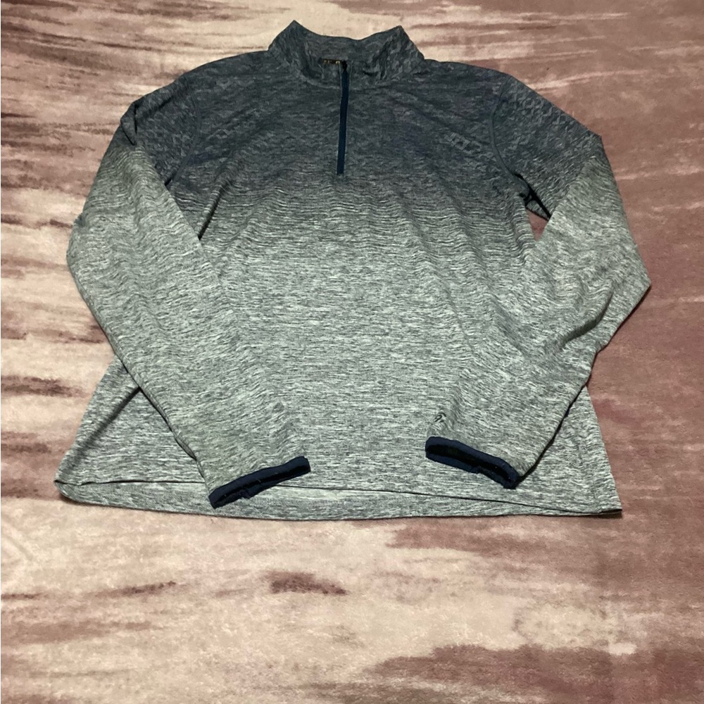 Champion Gray Quarter-Zip Sweatshirt